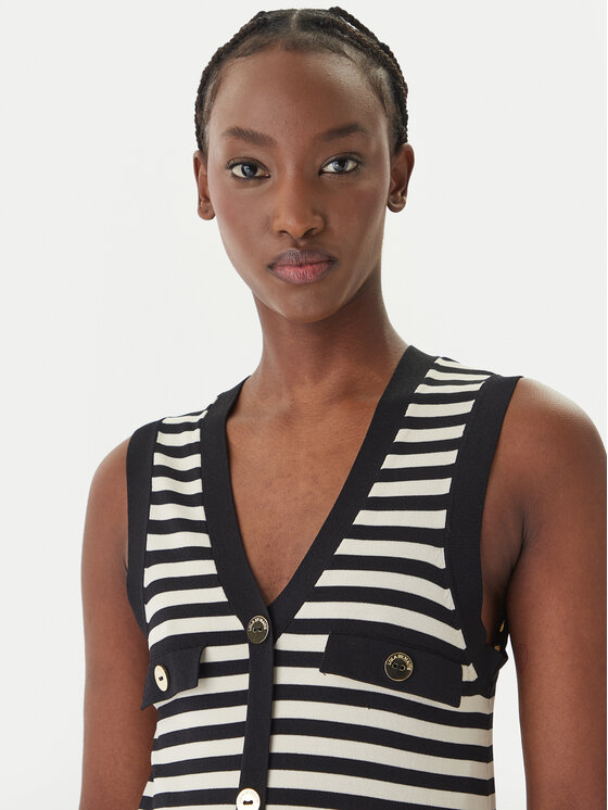 LOLA CASADEMUNT LOLA CASADEMUNT Φόρεμα υφασμάτινο MS2616002 Μαύρο Regular Fit