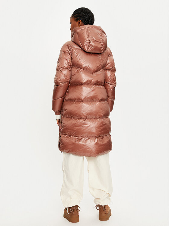 Woolrich Woolrich Puhovka Aliquippa Long CFWWOU0926FRUT3085 Rjava Regular Fit