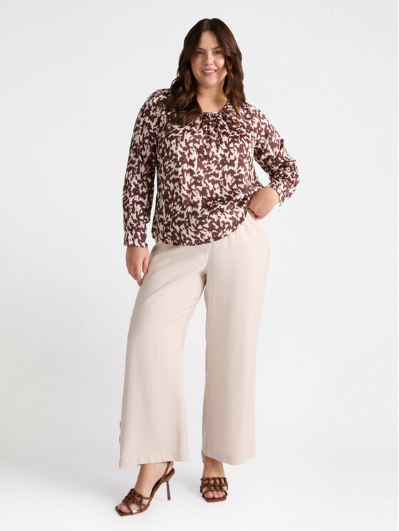 Fiorella Rubino Fiorella Rubino Blusa 2815T002329N0Z2 Écru A-Line Fit