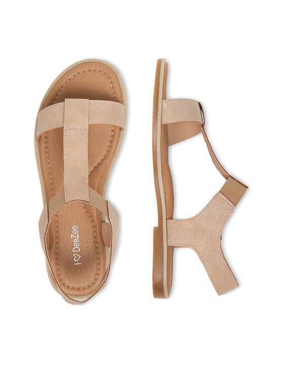 DeeZee DeeZee Σανδάλια CEO-CS166-3A Μπεζ