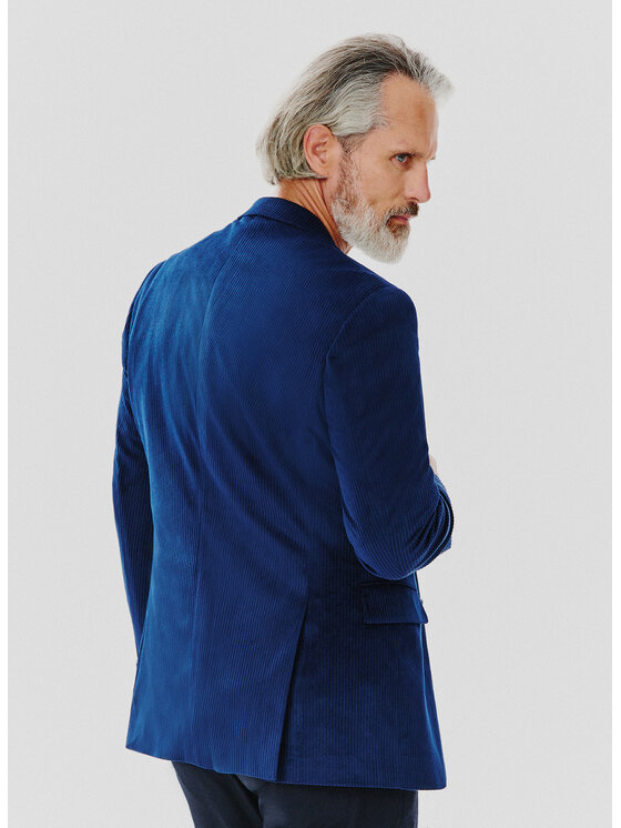 Pako Lorente Pako Lorente Marynarka P24WF-3X-021 Granatowy Slim Fit