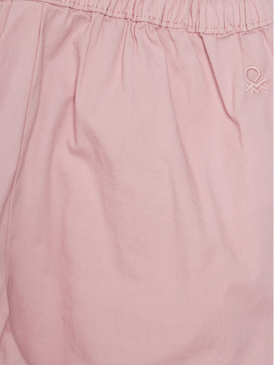 United Colors Of Benetton United Colors Of Benetton Spodnie materiałowe 4L2VGF028 Różowy Relaxed Fit