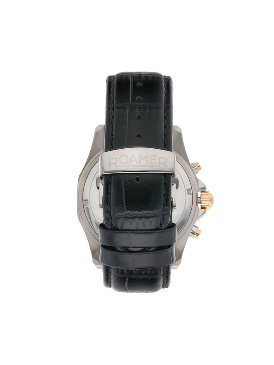 Roamer Roamer Часовник Rockshell Mark III Chrono 220837 48 45 02 Черен