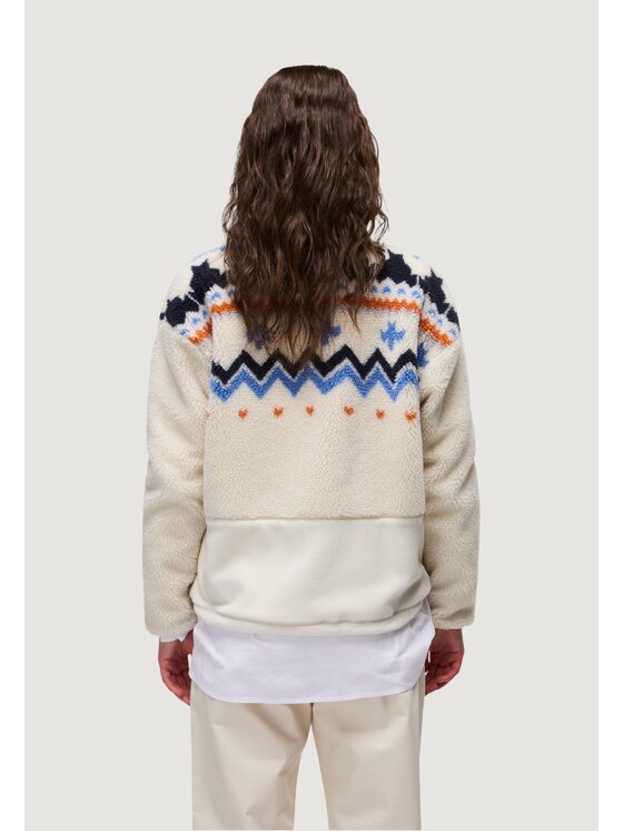 Napapijri Napapijri Giacca di pelle T-ANSEI FZ W Bianco Casual Fit