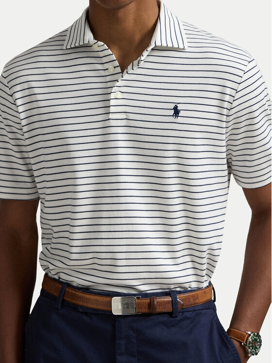 Polo Ralph Lauren Polo Ralph Lauren Polo majica 710969622001 Bela Slim Fit