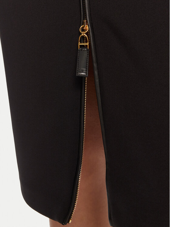Elisabetta Franchi Elisabetta Franchi Ravno krilo GO-134-56E2-V390 Črna Regular Fit