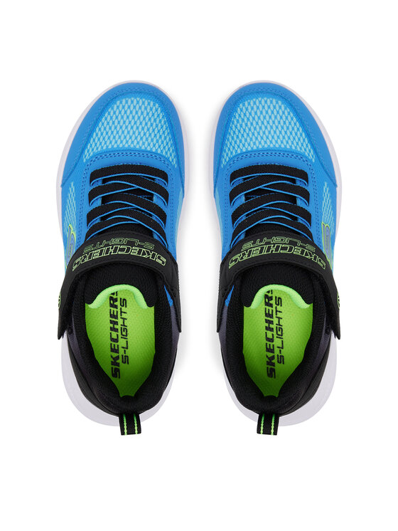 Skechers Skechers Snīkeri Meteor-Lights - Krendox 401495L/BKBL Zils