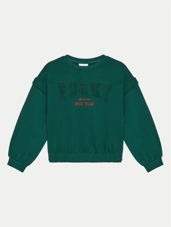 Coccodrillo Coccodrillo Felpa ZC4132101SGJ Verde Regular Fit