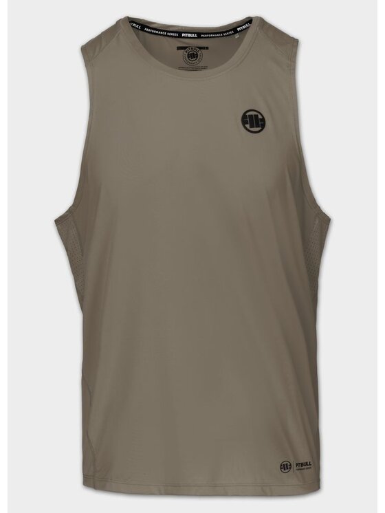 PITBULL PITBULL Tank top RUNWAY Brązowy Regular Fit