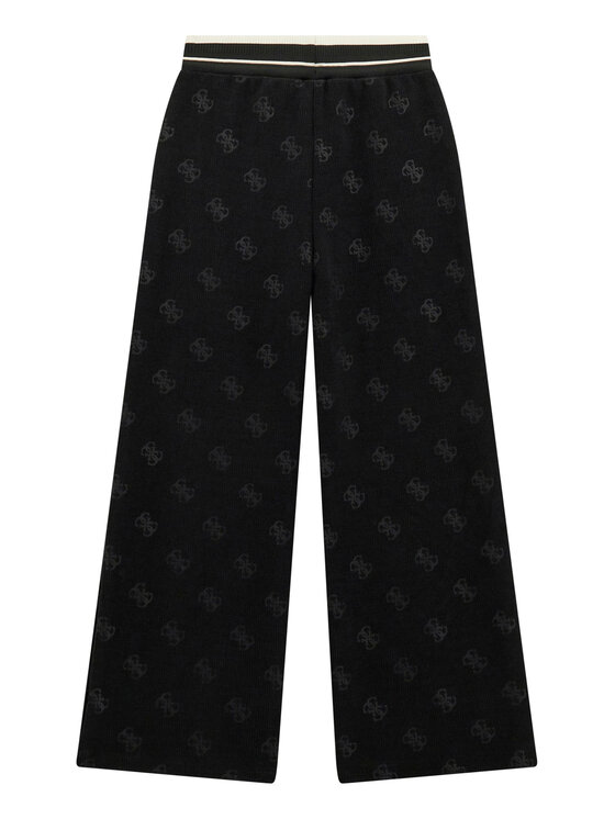 Guess Guess Spodnie dresowe J5BQ17 K1902 Czarny Wide Leg