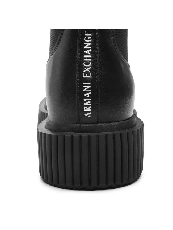 Armani Exchange Armani Exchange Ботильйони Anfibi XDN027 XV747 K001 Чорний