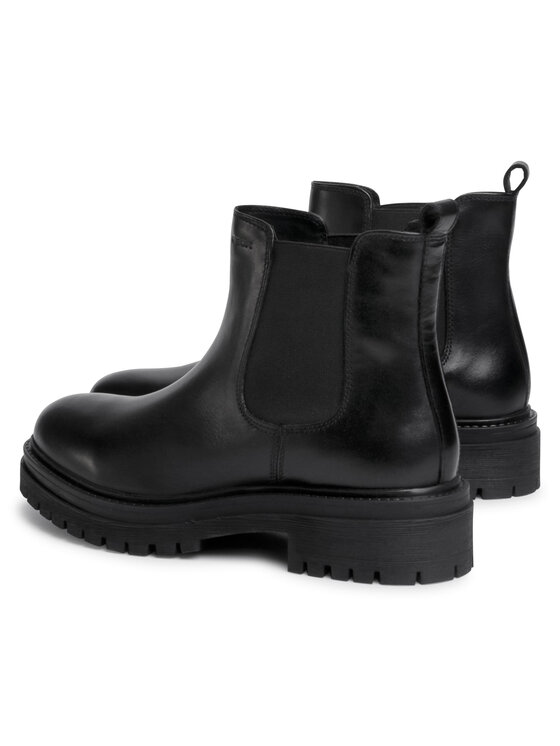 Geox Geox Členková obuv s elastickým prvkom D Iridea B D04HRB 00043 C9999 Čierna