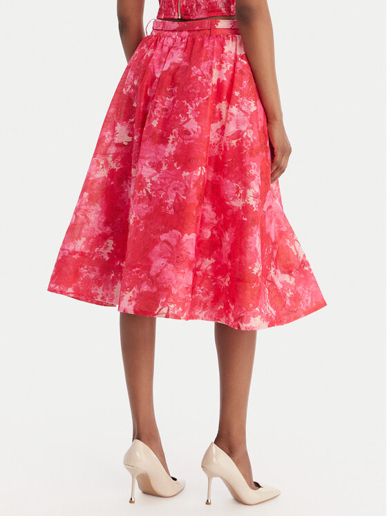 Fracomina Fracomina Trapezförmiger Rock FR25SG2012W775U6 Rosa Flare Fit