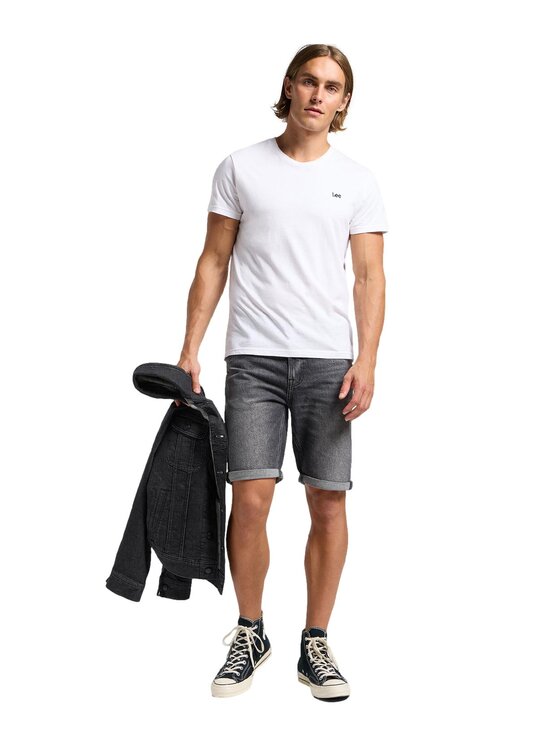 Lee Lee Pantaloncini di jeans 112363927 Grigio Regular Fit