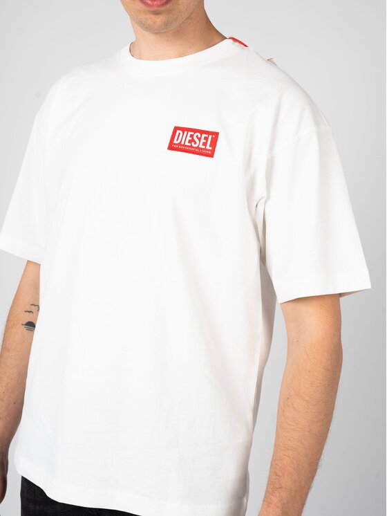 Diesel Diesel T-Shirt A11593-0NIAR Λευκό Regular Fit