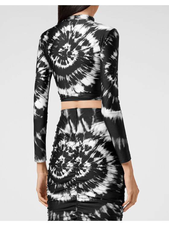 PHILIPP PLEIN PHILIPP PLEIN Blusa 6923 Nero Cropped Fit