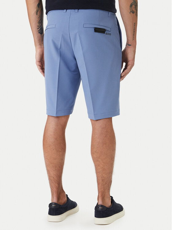 BOSS BOSS Medžiaginiai šortai S_Commuter_10.5 50540337 Žydra Slim Fit