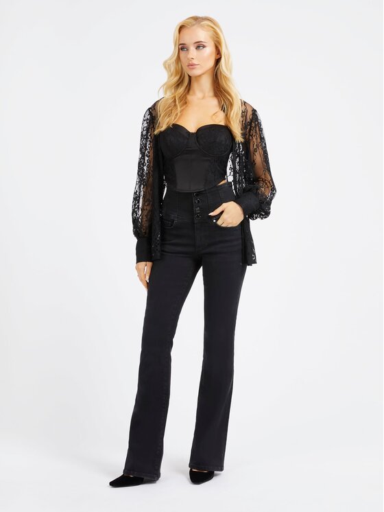 Guess Guess Top 158485 Czarny Classic Fit