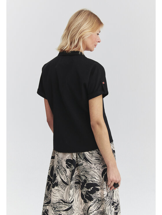 TATUUM TATUUM Koszula SEONI Czarny Classic Fit