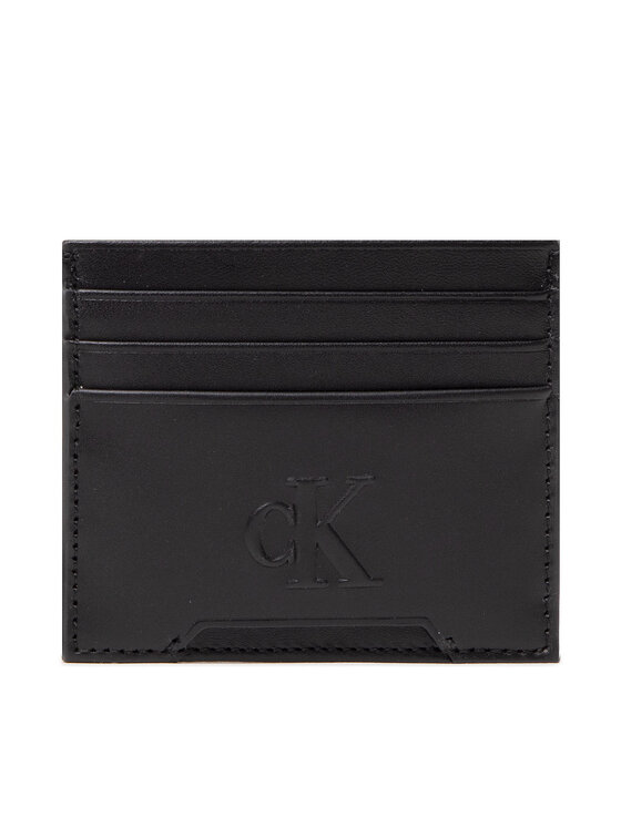 Etui pentru carduri Calvin Klein Jeans Mono Bold Cardcase 6cc K50K509506 Negru