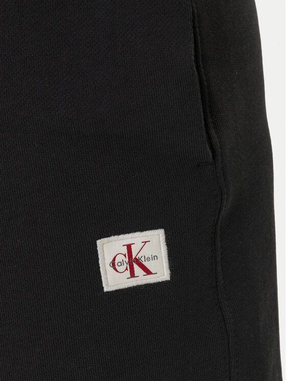 Calvin Klein Jeans Calvin Klein Jeans Sportske kratke hlače Badge LV04RF282G Crna Regular Fit