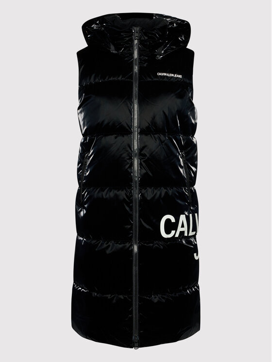 Calvin Klein Jeans Vestă J20J217282 Negru Regular Fit • Modivo.ro