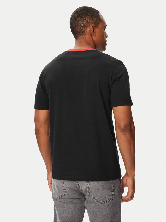 HUGO HUGO Marškinėliai Dempsy 50563796 Juoda Regular Fit