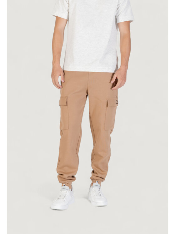 EA7 Emporio Armani EA7 Emporio Armani Pantaloni da tuta 8NPP68 PJVTZ Beige Casual Fit