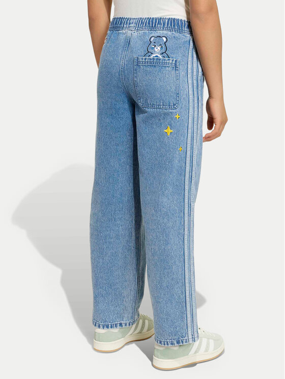 adidas adidas Traperice Adidas Care Bears Loose Denim Pants KU8337 Plava Regular Fit