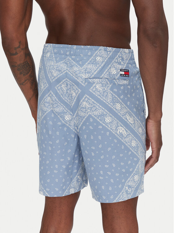 Tommy Jeans Tommy Jeans Stoffshorts DM0DM21945 Himmelblau Loose Fit