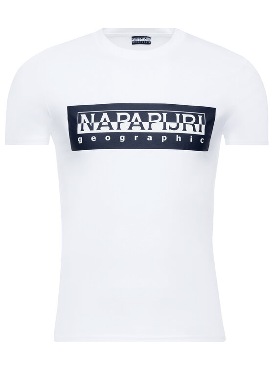 Napapijri Napapijri T-shirt Sele N0YIEI Bianco Regular Fit
