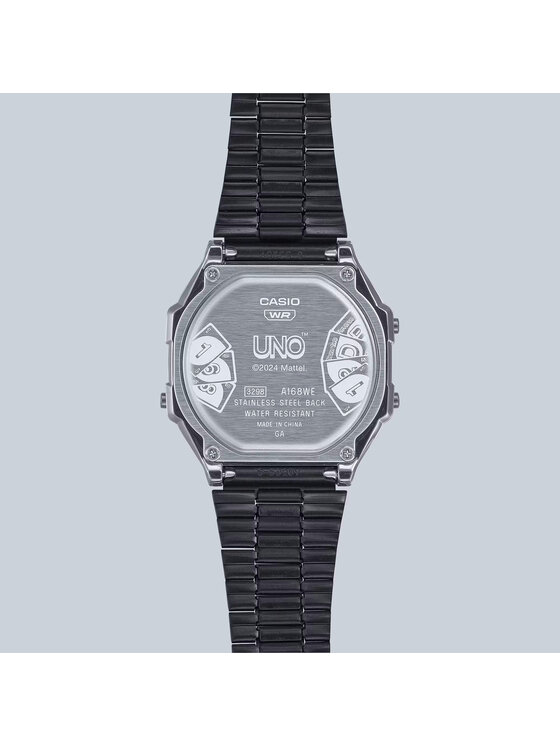 Casio Casio Zegarek A168WEUC-1AER Czarny