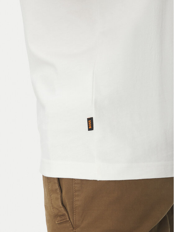 BOSS BOSS Póló Te_Ontheway 50539180 Fehér Regular Fit