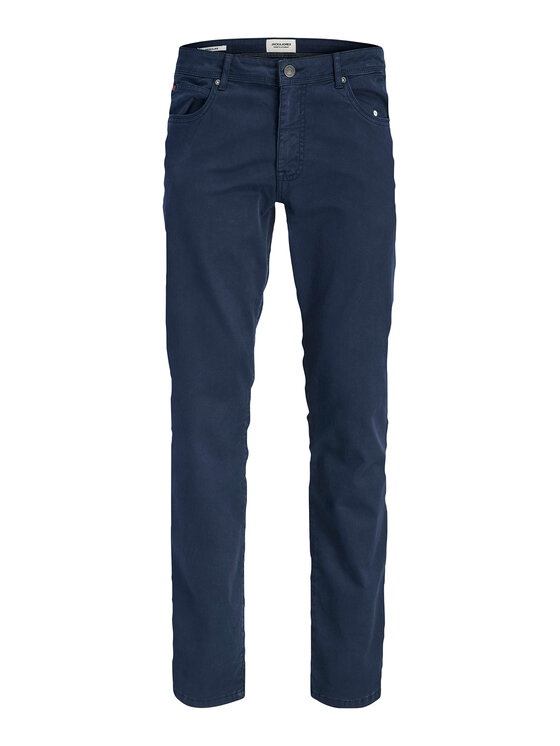 Jack & Jones Jack & Jones Szövet nadrág Clark Finn 12293328 Sötétkék Regular Fit