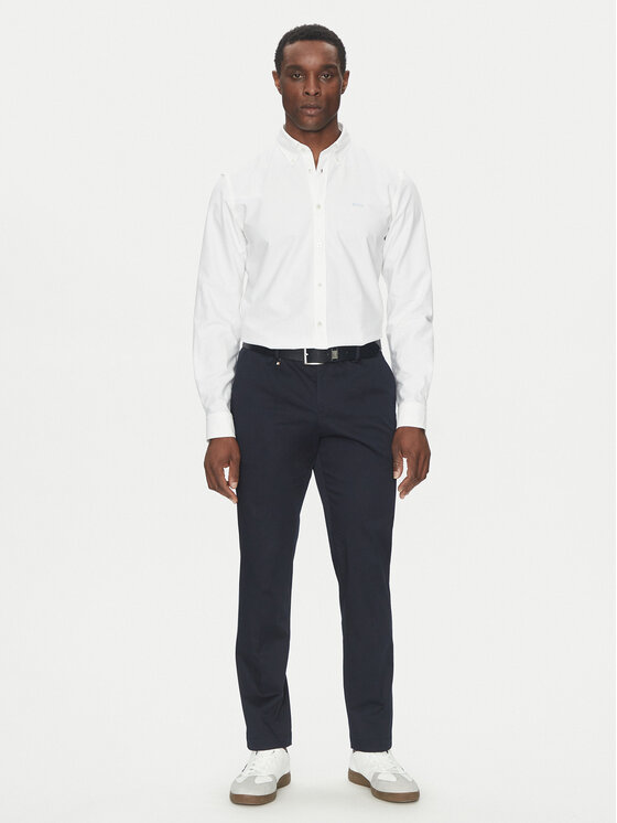 BOSS BOSS Košeľa H-Roan 50521996 Biela Slim Fit