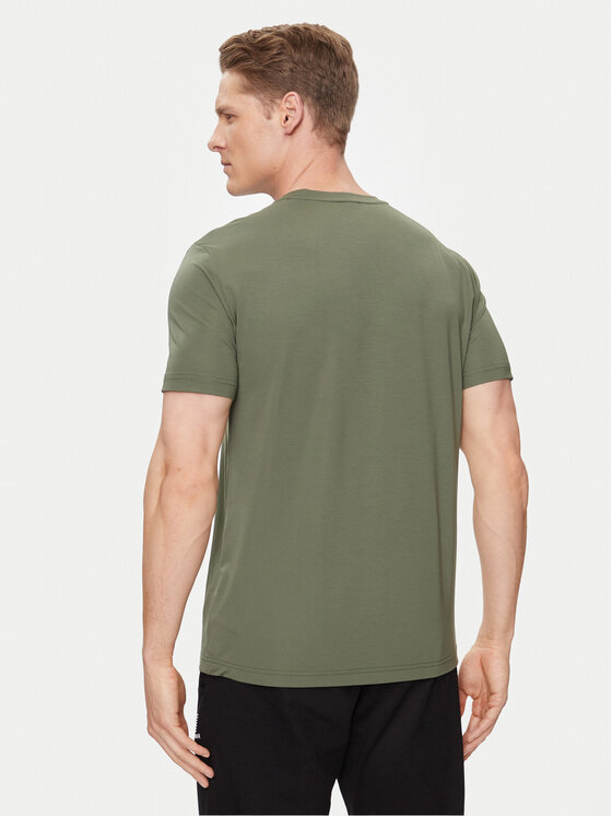 EA7 Emporio Armani T-Shirt 8NPT16 PJRGZ 1846 Zielony Regular