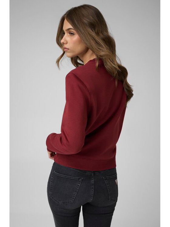 Guess Jeans Guess Jeans Bluza 165725 Czerwony Classic Fit