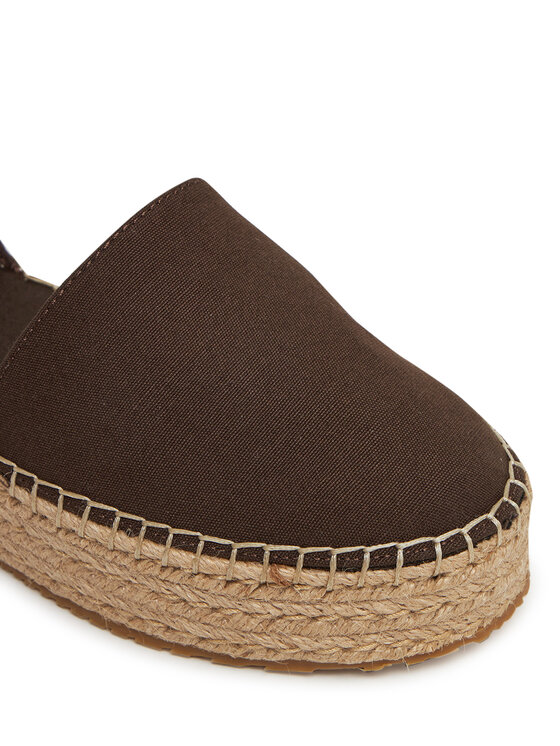 Calvin Klein Jeans Calvin Klein Jeans Espadrile Flatform Espadrille Sling Mg YW0YW01735 Rjava