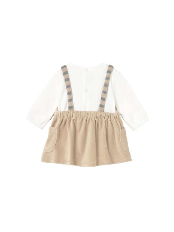 Mayoral Mayoral Повсякденна сукня 2802 Бежевий Regular Fit