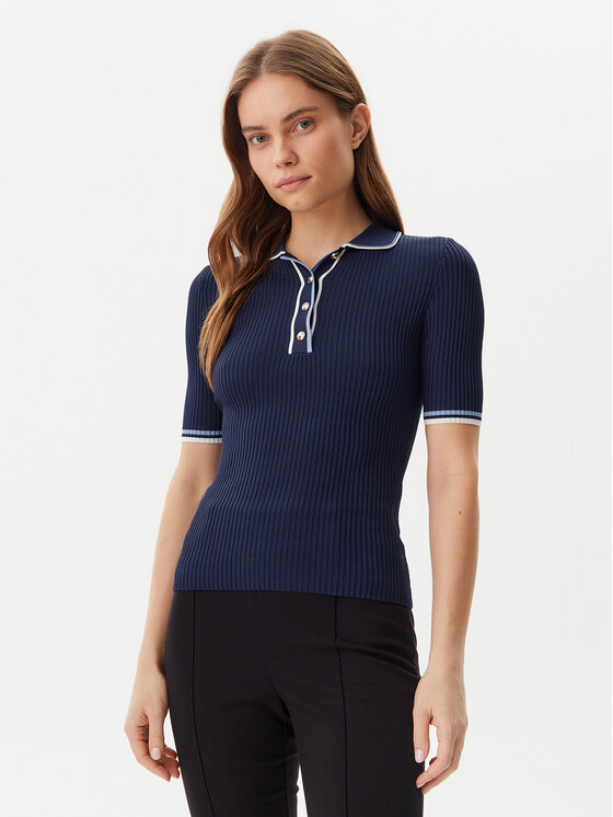 Guess Guess Pulover W5GR37 Z3L10 Bleumarin Regular Fit