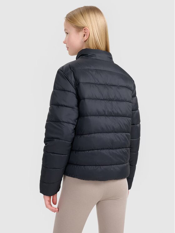 4F 4F Vatovaná bunda 4FJWSS25TDJAF515-20S Čierna Regular Fit