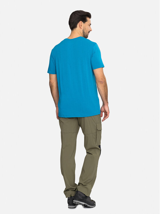 Viking Viking T-Shirt Lenta Bamboo Light Man Niebieski Regular Fit