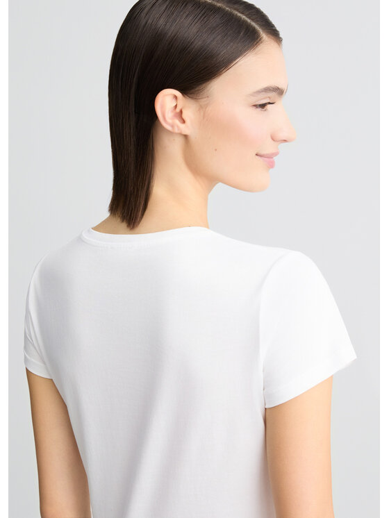 Liu Jo Liu Jo T-shirt WA5239JS923M9566 Bianco Regular Fit
