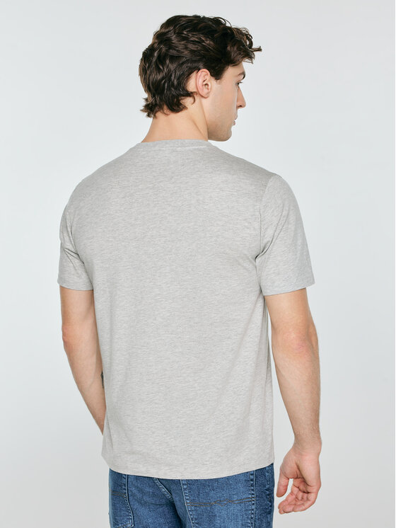 BIG STAR BIG STAR T-Shirt SERTER Szary Basic Fit
