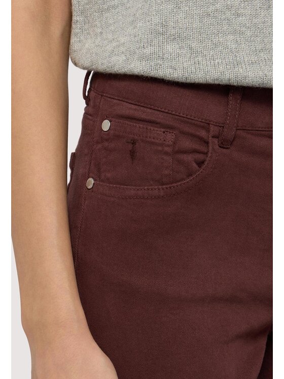 Trussardi Trussardi Pantaloni di tessuto P7019200291N022 Marrone Regular Fit