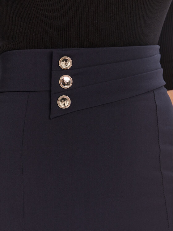 Rinascimento Rinascimento Spódnica ołówkowa CFC0126167003 Granatowy Slim Fit