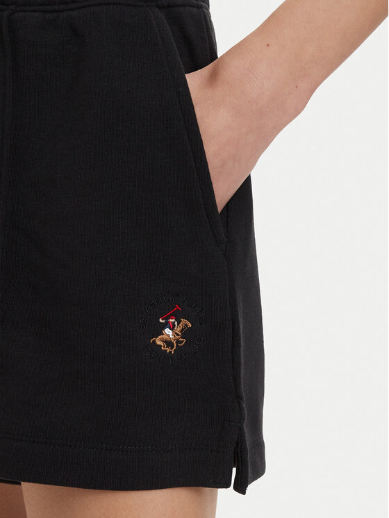 Beverly Hills Polo Club Beverly Hills Polo Club Спортни шорти P-SS26W-BF546557 Черен Regular Fit
