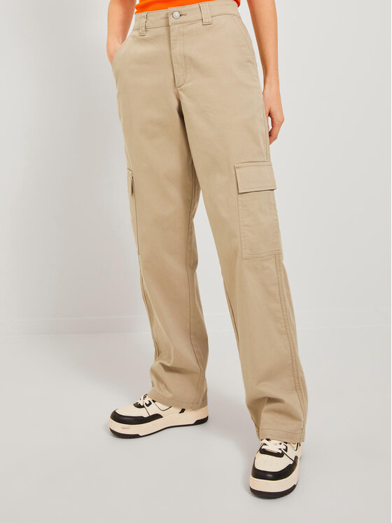 JJXX JJXX Riidest püksid 12236946 Beež Regular Fit