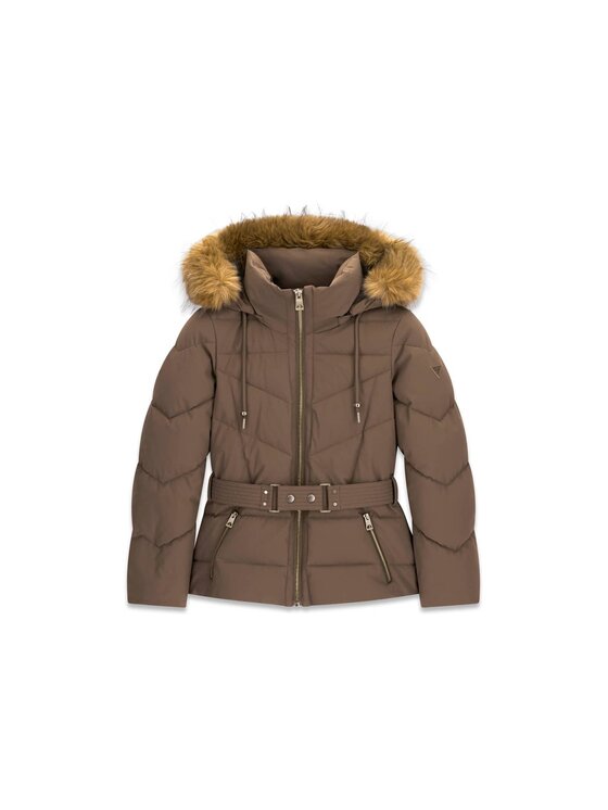 Guess Guess Bunda pro přechodné období 184824 Hnědá Classic Fit