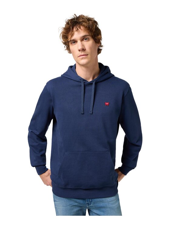 Wrangler Wrangler Bluza 112382181 Granatowy Regular Fit